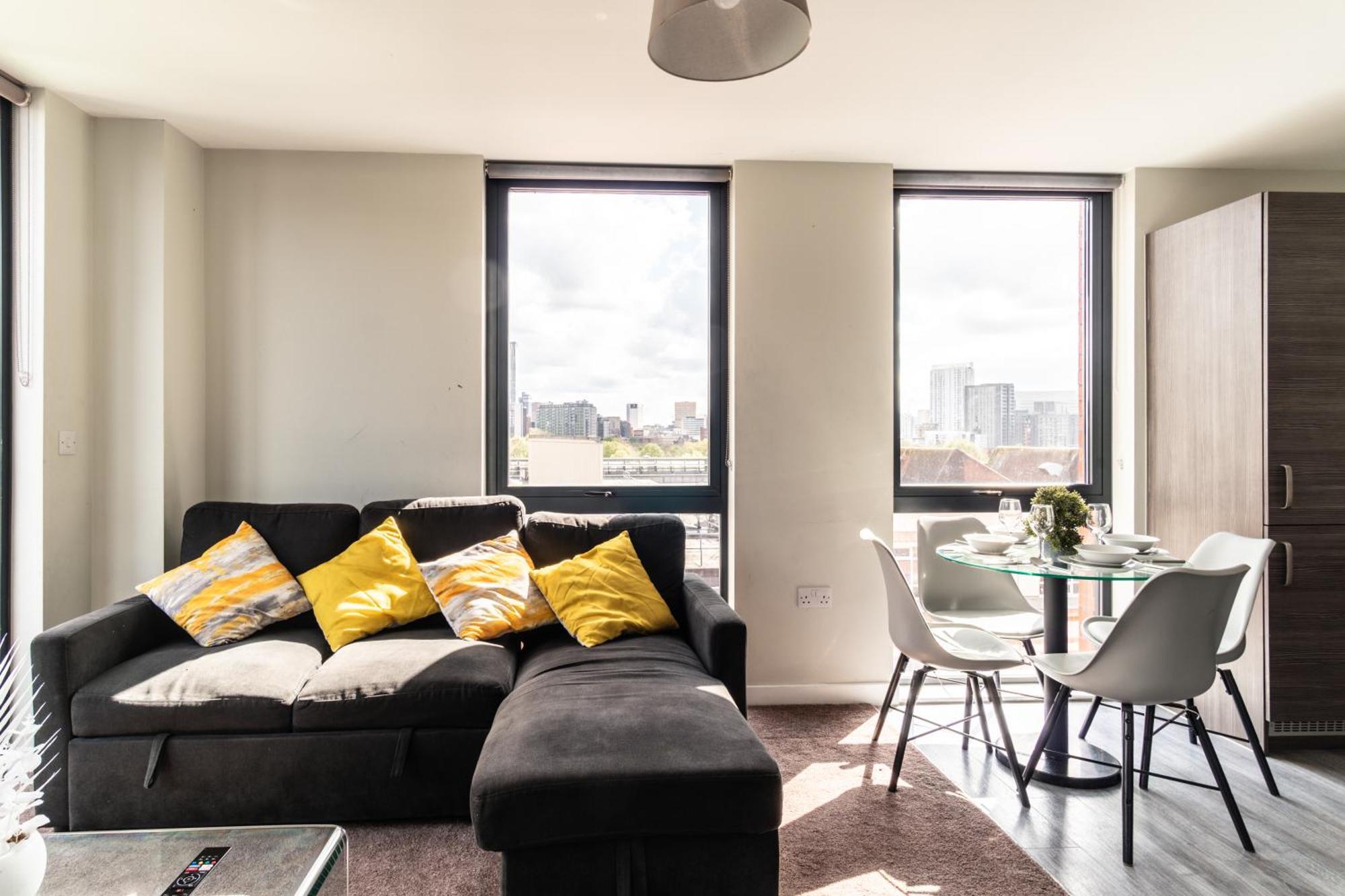 Prime Location 1 Bed Penthouse Apartment Manchester Exterior foto